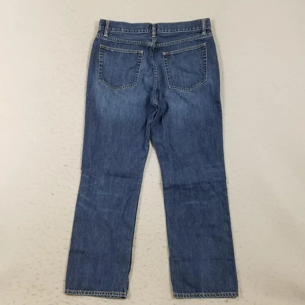 J Crew Jeans Mens 34x30 Blue Vintage Slim Straight Denim Medium Wash‎ Casual
